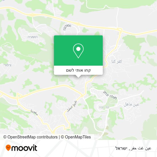 מפת عين غت حفر