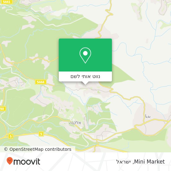 מפת Mini Market