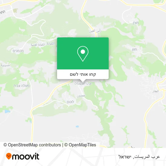 מפת عرب المريسات