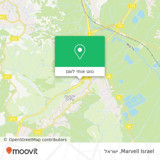מפת Marvell Israel