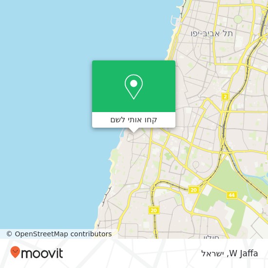 מפת W Jaffa