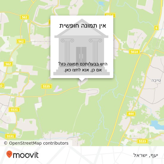 מפת יעף