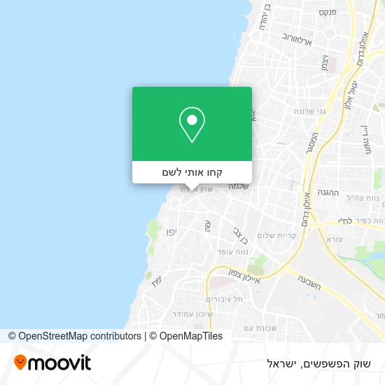 מפת שוק הפשפשים