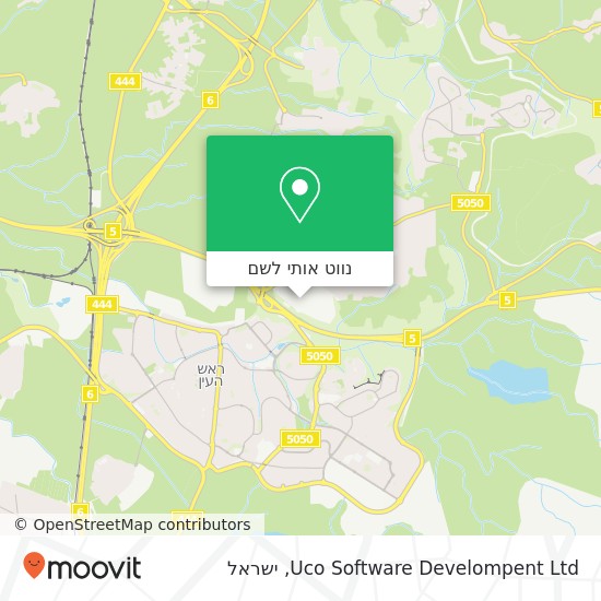 מפת Uco Software Develompent Ltd