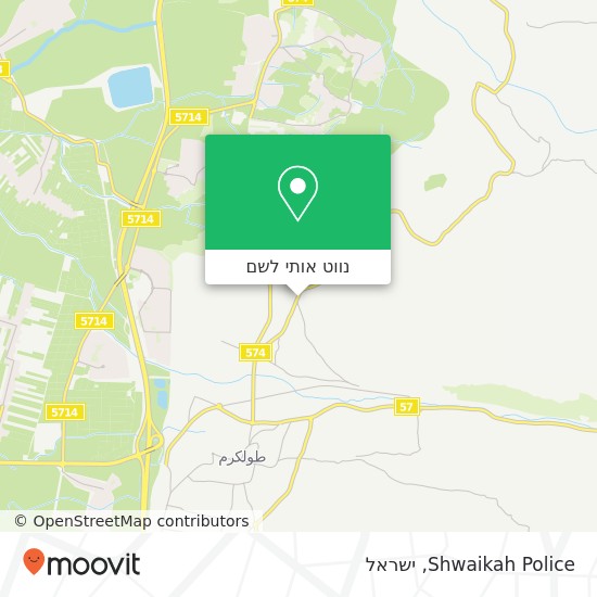 מפת Shwaikah Police