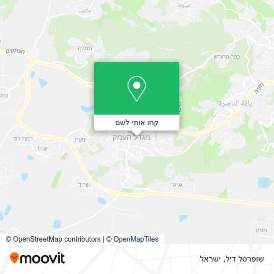 מפת שופרסל דיל