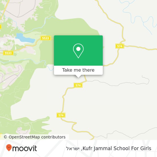 מפת Kufr Jammal School For Girls