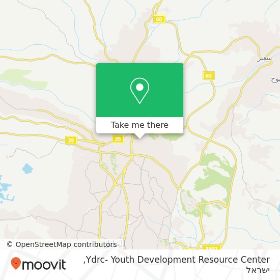 מפת Ydrc- Youth Development Resource Center