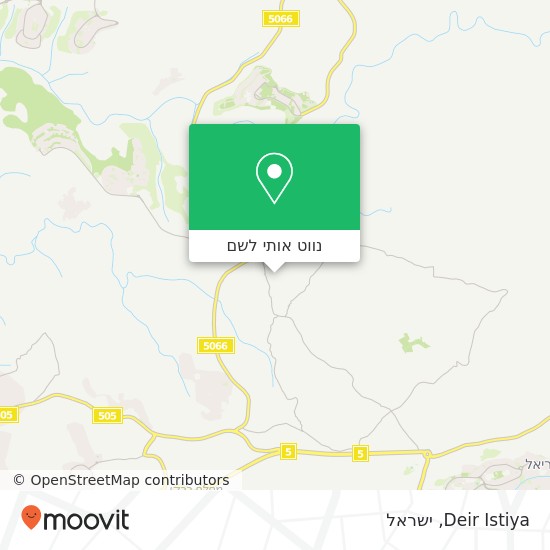 מפת Deir Istiya