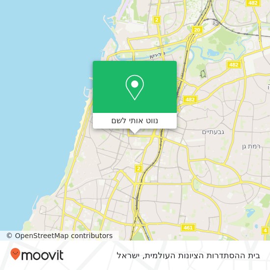 מפת בית ההסתדרות הציונות העולמית