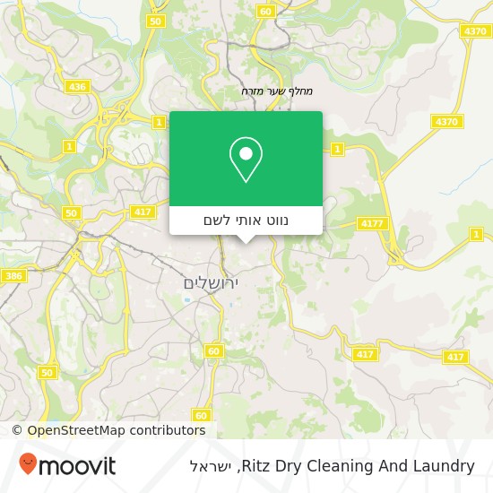 מפת Ritz Dry Cleaning And Laundry
