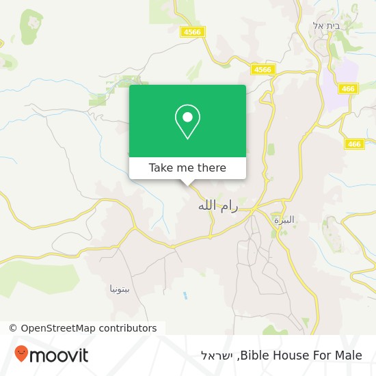 מפת Bible House For Male