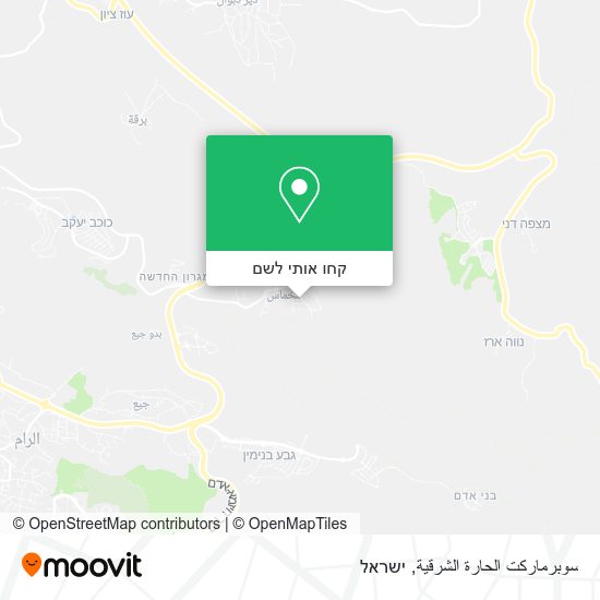 מפת سوبرماركت الحارة الشرقية