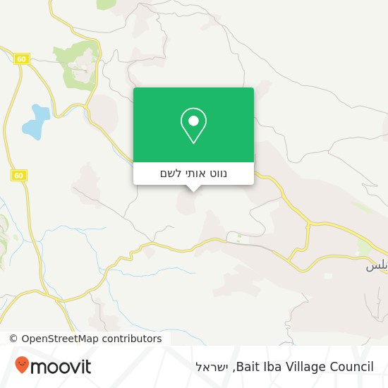 מפת Bait Iba Village Council