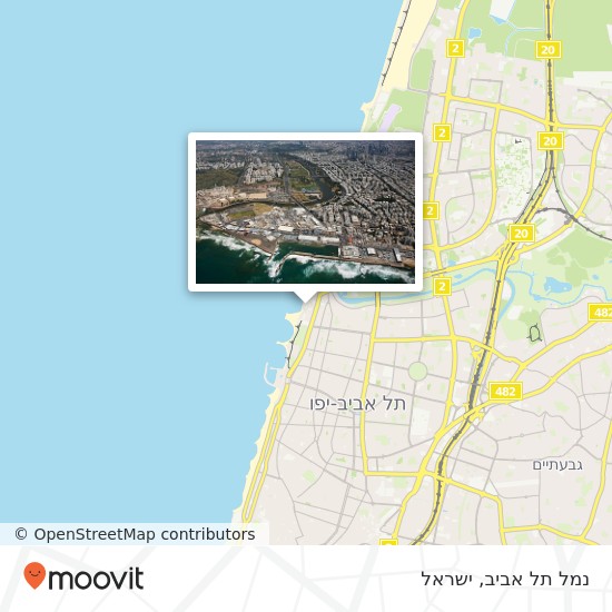 מפת נמל תל אביב
