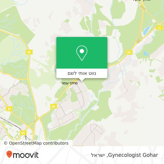 מפת Gynecologist Gohar
