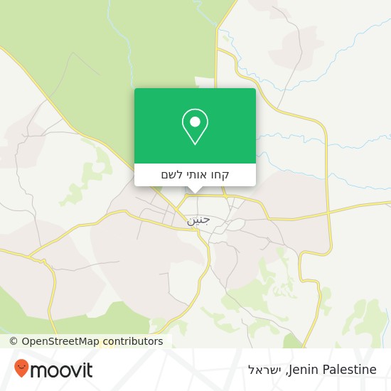 מפת Jenin Palestine