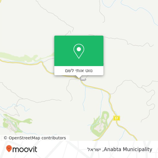 מפת Anabta Municipality