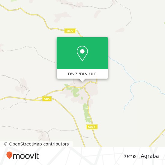 מפת Aqraba