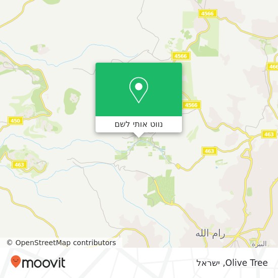 מפת Olive Tree