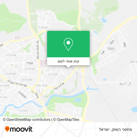מפת מחסני השוק
