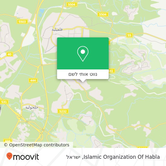 מפת Islamic Organization Of Habla