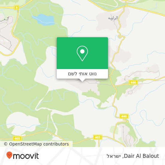 מפת Dair Al Balout