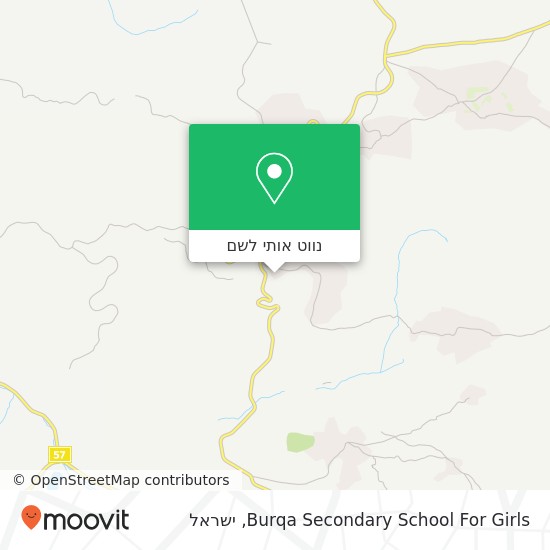 מפת Burqa Secondary School For Girls