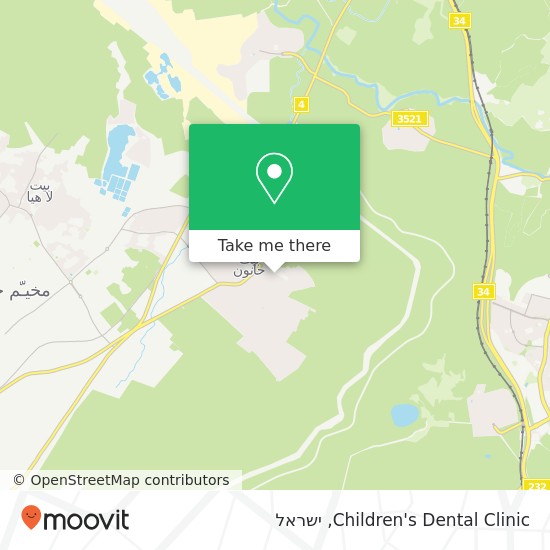 מפת Children's Dental Clinic