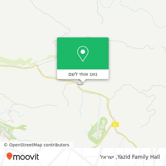 מפת Yazid Family Hall