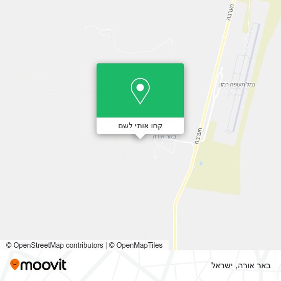 מפת באר אורה