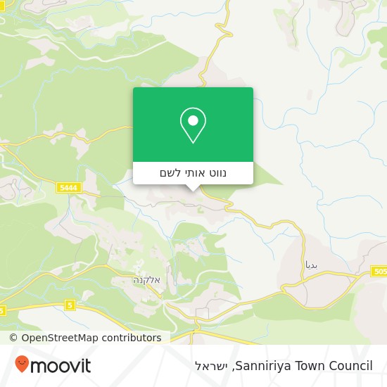 מפת Sanniriya Town Council