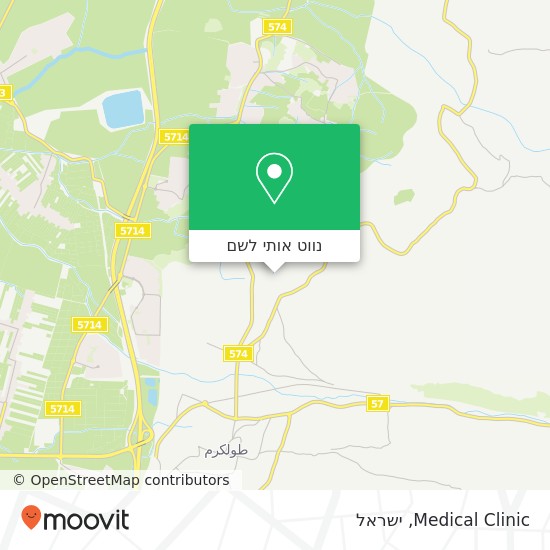 מפת Medical Clinic