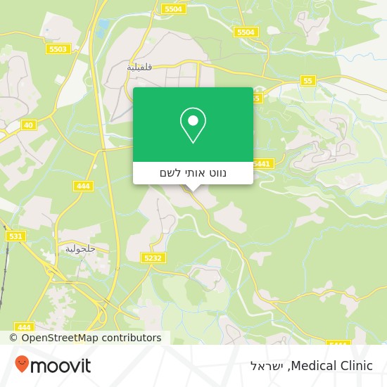מפת Medical Clinic