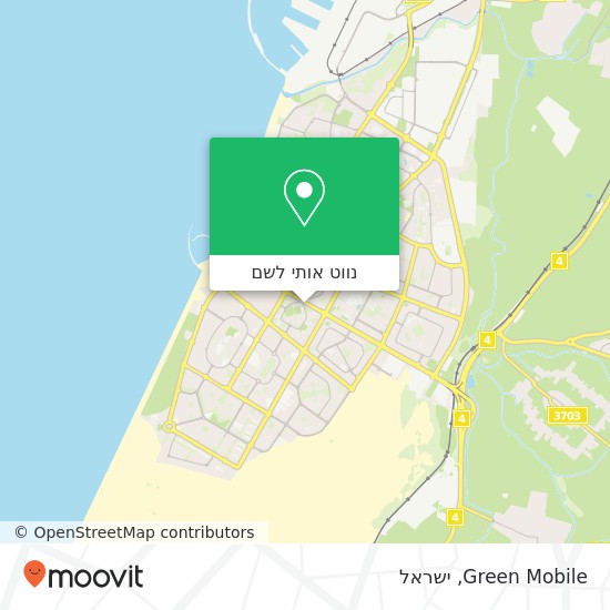 מפת Green Mobile