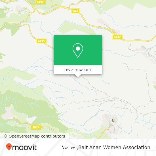 מפת Bait Anan Women Association