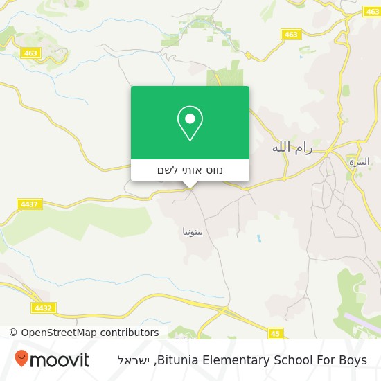 מפת Bitunia Elementary School For Boys