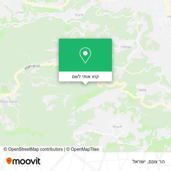 מפת הר צונם