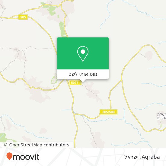 מפת Aqraba