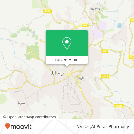 מפת Al Petar Pharmacy