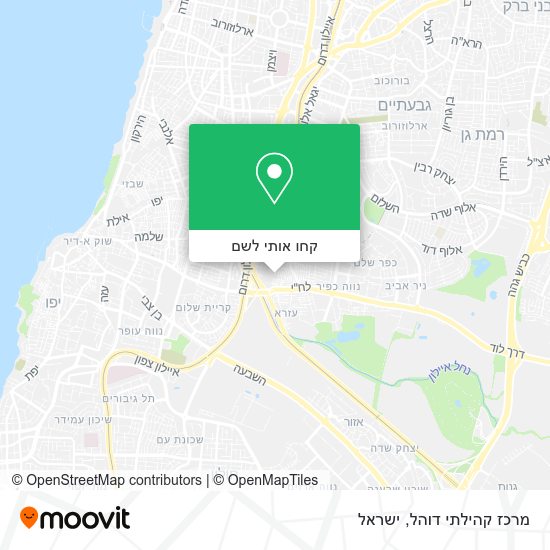מפת מרכז קהילתי דוהל