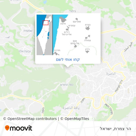 מפת הר צמרת