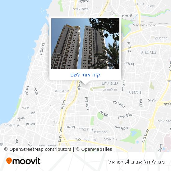 מפת מגדלי תל אביב 4