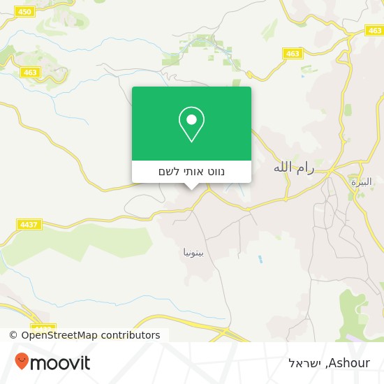מפת Ashour