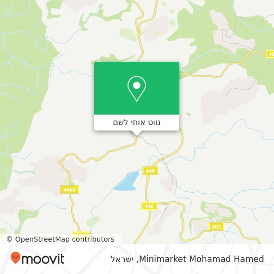 מפת Minimarket Mohamad Hamed