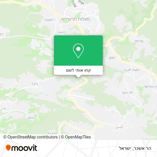 מפת הר אשכר