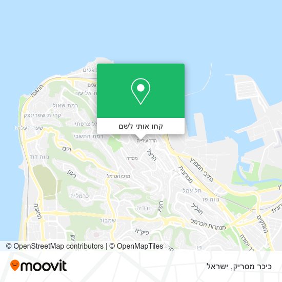 מפת כיכר מסריק