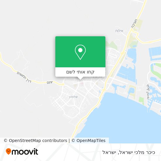 מפת כיכר מלכי ישראל