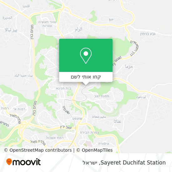 מפת Sayeret Duchifat Station