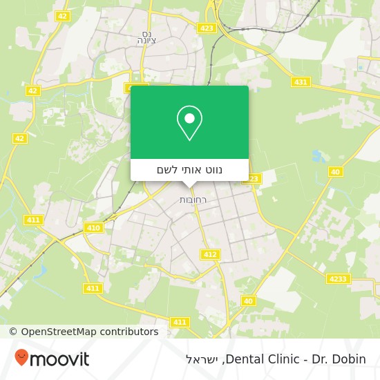 מפת Dental Clinic - Dr. Dobin